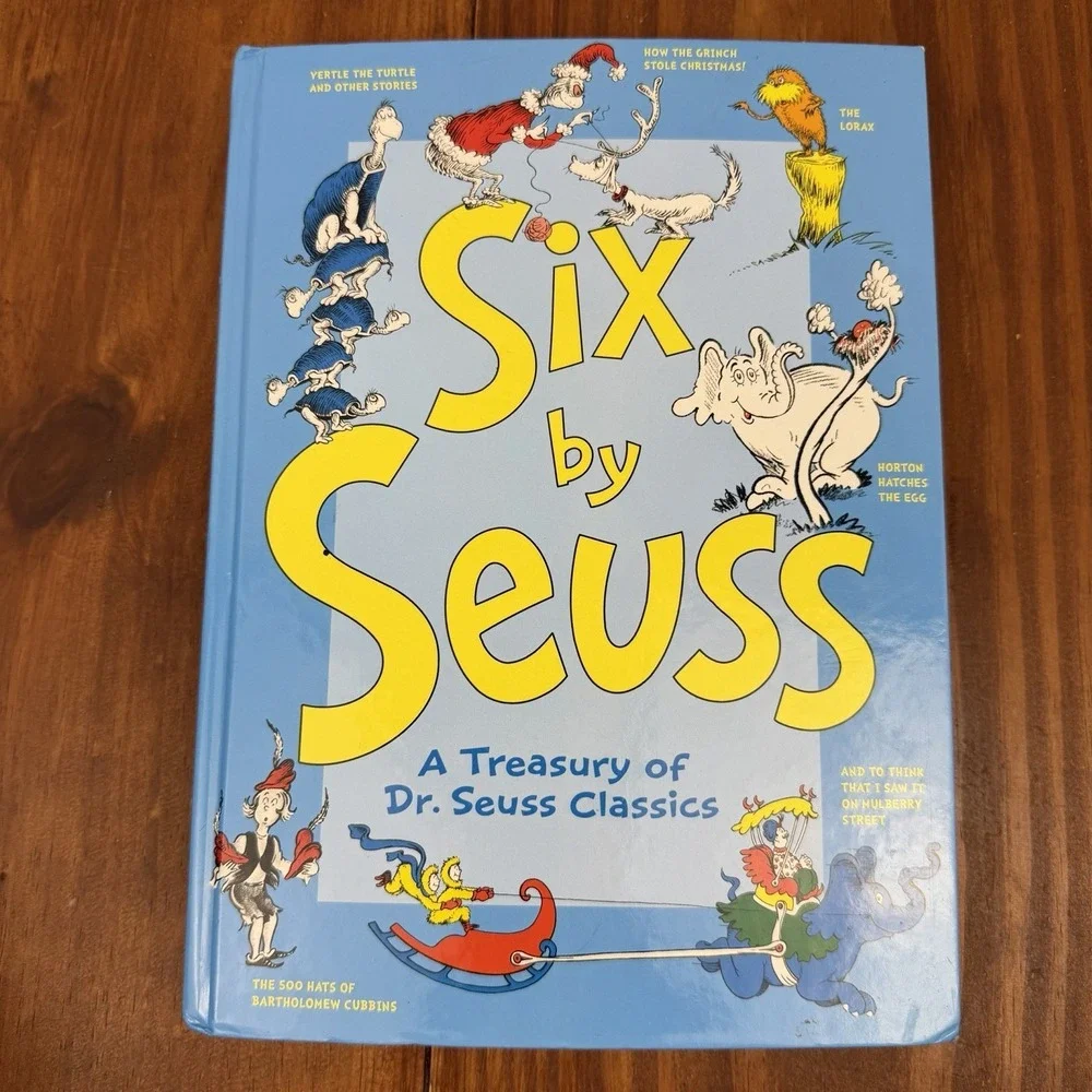 Six‎ By Seuss PLUS Bonus Banned Book Dr Seuss Kids Child Beginner Reading School
